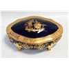 Image 1 : VINTAGE IMPERIA LIMOGES FRANCE COBALT GILT JAR &