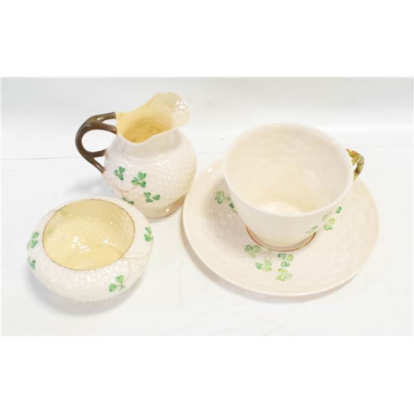 VINTAGE SHAMROCK BONE CHINA