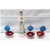 Image 1 : 3 ART GLASS FISH THEMED ASHTRAYS +