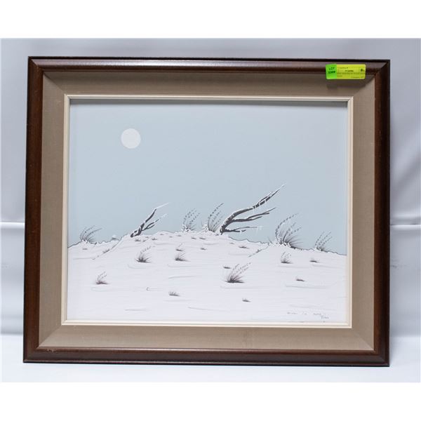 PAINTING WINTER IN TULSA DATE 1964 25X20