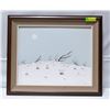 Image 1 : PAINTING WINTER IN TULSA DATE 1964 25X20