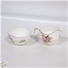 Image 1 : ADDERLY BONE CHINA MILK AND SUGAR BOWL