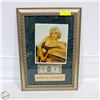 Image 1 : MARILYN MONROE PICTURE WITH SIGNED BILL