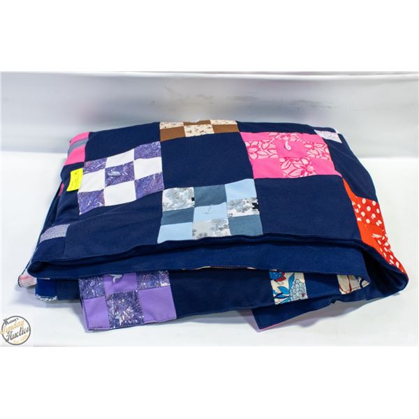 VINTAGE PATCHWORK QUILT FULL SIZE-ESTATE