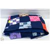 Image 1 : VINTAGE PATCHWORK QUILT FULL SIZE-ESTATE