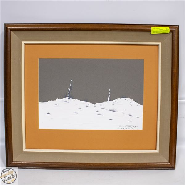 PAINTING WINTER NEW MEXICO DATE 1964 25X20