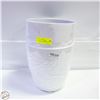 Image 1 : 2 10' STONE WHITE PLANTERS