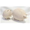 Image 1 : 2 CERAMIC PIG STATUES. MEXICO