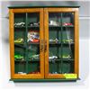 Image 2 : WALLMOUNT DISPLAY CABINET WITH HOTWHEELS DIECASTS