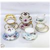 Image 1 : LOT OF VARIOUS TEA CUPS AND SAUCERS