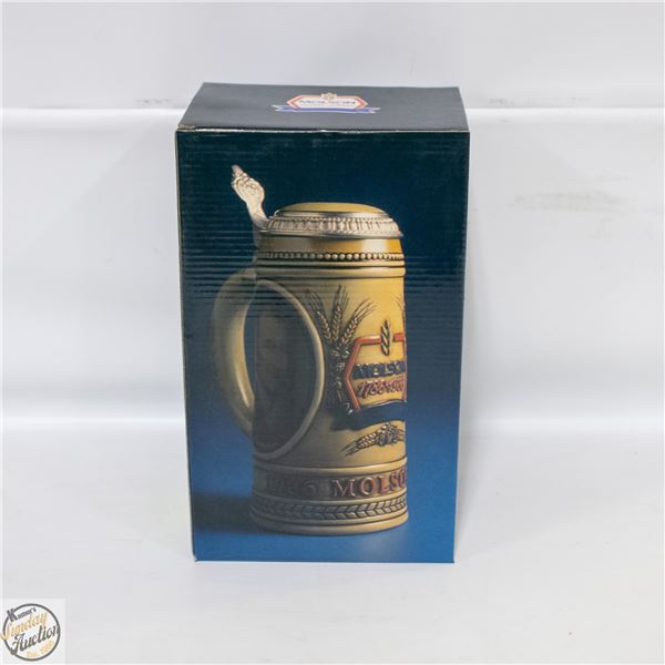 MOLSON 1786-1986 COLLECTOR STEIN IN BOX