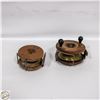 Image 1 : 2 VINTAGE PEETZ REELS  5” & 4”