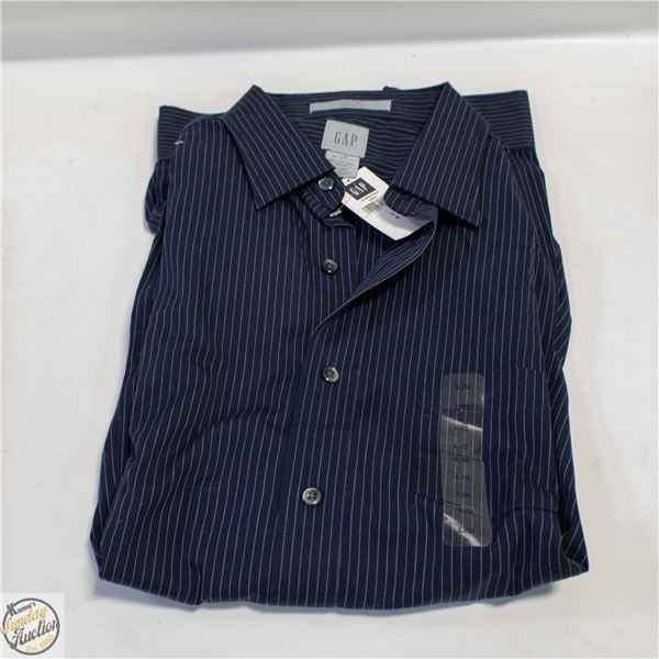 GAP COTTON LONG SLEEVE DRESS SHIRT- LARGE