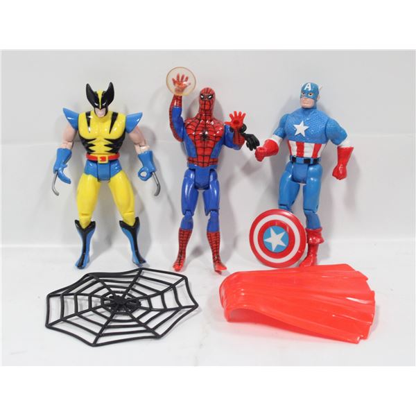 VINTAGE TOY BIZ MARVEL X-MEN WOLVERINE, CAPTAIN