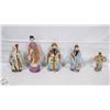 Image 1 : 5 ESTATE PORCELAIN/CERAMIC FIGURE STATUES