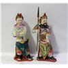 Image 1 : 2 LARGE WARRIOR STATUES
