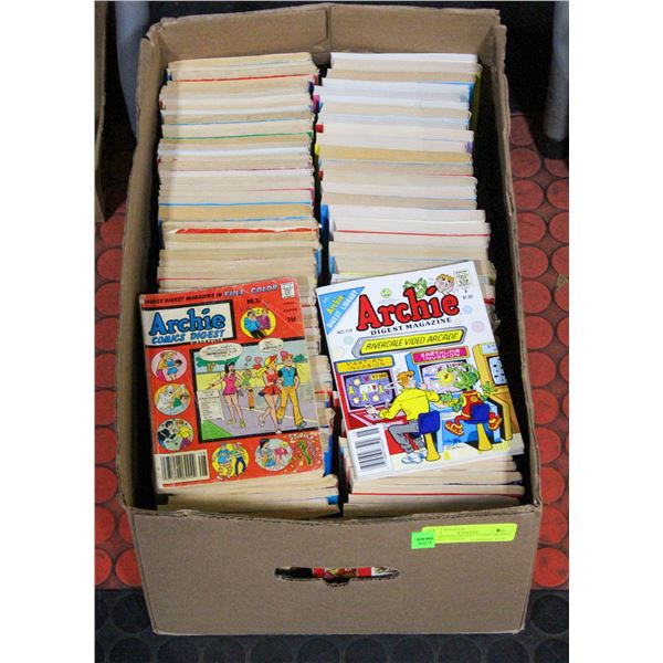 100 + ARCHIE DIGEST COMIC BOOKS, VARIOUS TITLES