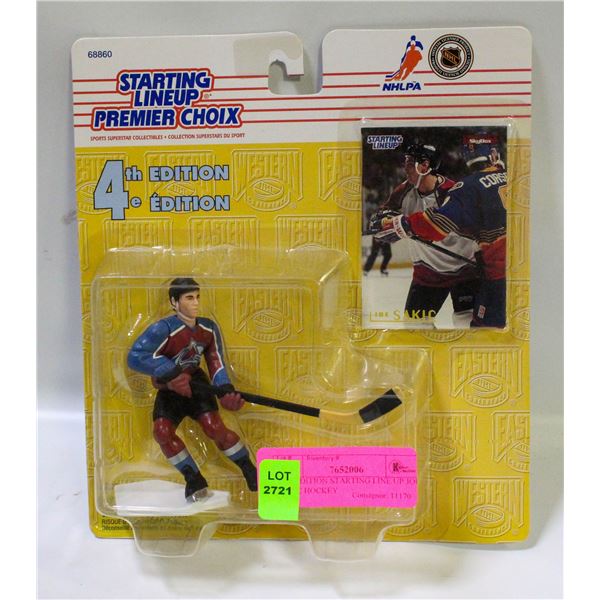 4TH EDITION STARTING LINE UP JOE SAKIC HOCKEY
