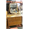 Image 1 : ANTIQUE PRINCESS-STYLE DRESSER IS CONSTRUCTED