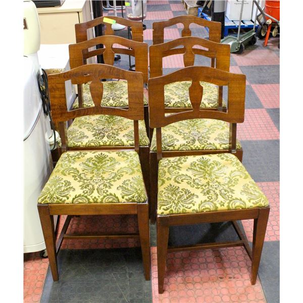 6 VINTAGE CHAIRS