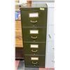 Image 1 : 4 DRAWER GREEN FILE CABINET
