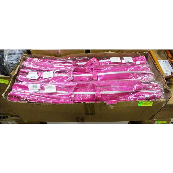 CASE OF 25 TWIRLING BATON CARRY-ALL BAGS - PINK
