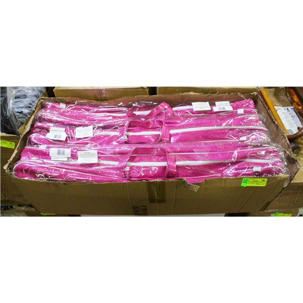CASE OF 25 TWIRLING BATON CARRY-ALL BAGS - PINK