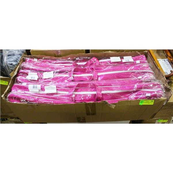 CASE OF 25 TWIRLING BATON CARRY-ALL BAGS - PINK