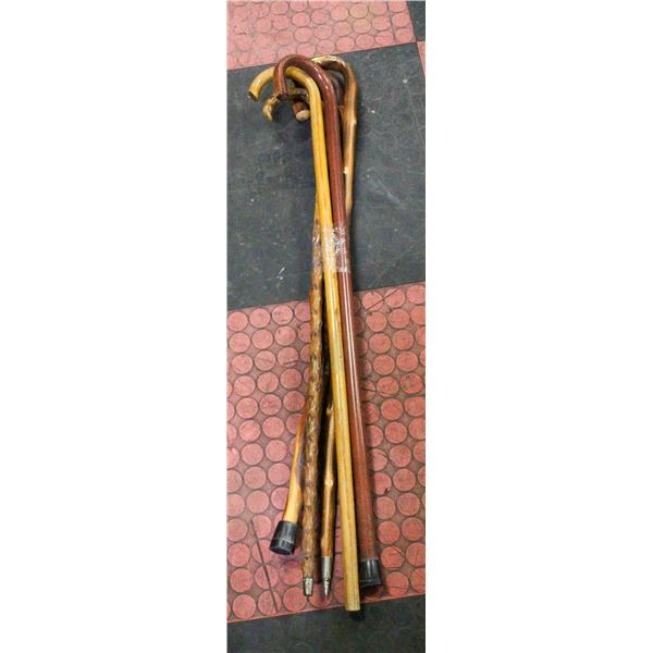 LOT OF WALKING STICKS
