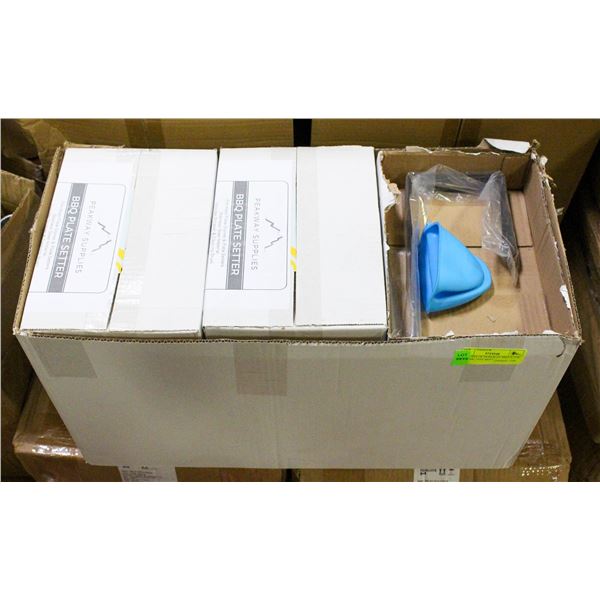 15 BOXES OF PEAKWAY BBQ PLATE SETTER ( FITS MOST