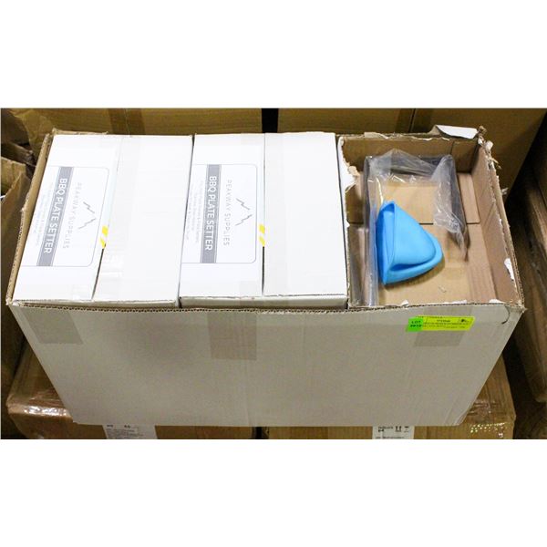 15 BOXES OF PEAKWAY BBQ PLATE SETTER ( FITS MOST
