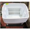 Image 1 : 5 PIECE STACKING LAUNDRY BASKET SET