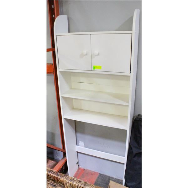 OVER TOILET SHELF - WHITE MELAMINE