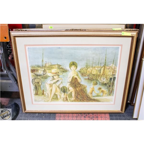 JAY JALAUDE PRINT LIMITED SIGNED 37"W X 30"H EAX