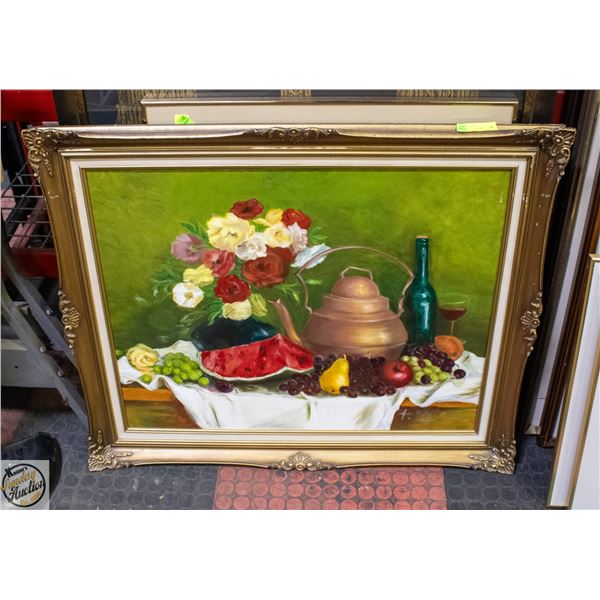 JOAN DEVERILL OIL 36``W X 31`H STILL LIGE