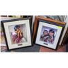 Image 1 : LOT OF 2 HARLEY BROWN PRINT SIGNED 19``W X 22``