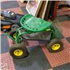 Image 1 : ROLLING GARDEN CART WITH SEAT WITH BASKET