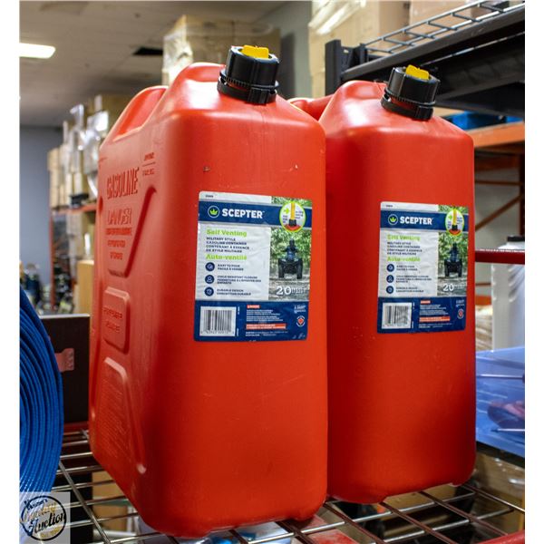 2 X 20L GAS CANS