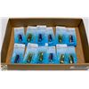 Image 1 : 12 NEW ASSORTED FISHING HOOKS JACKFISH/SALMON