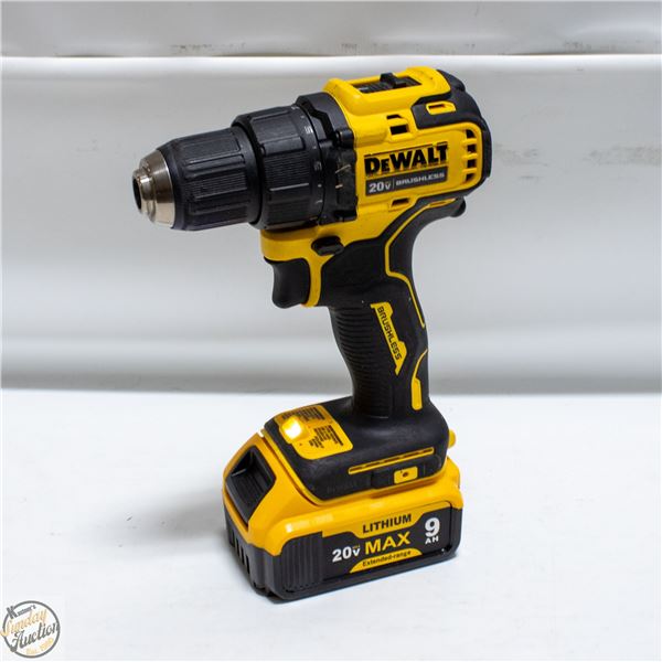 DEWALT BRUSHLESS DRILL WITH
