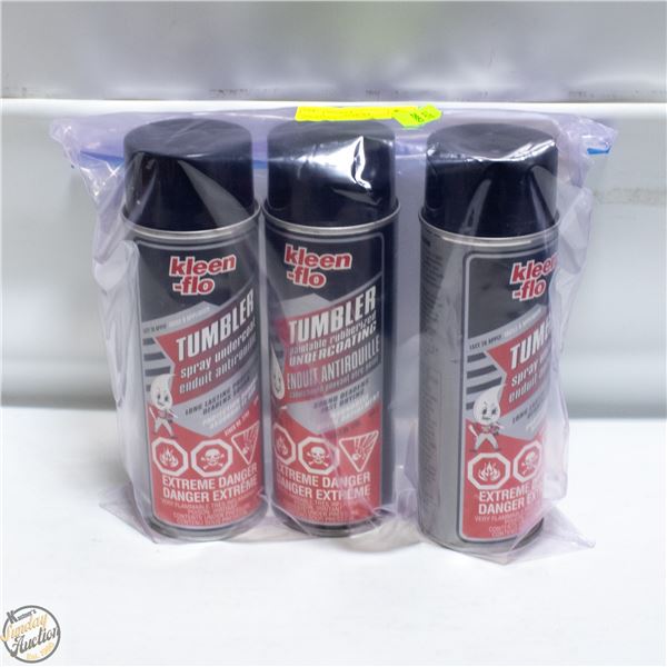 3PK KLEEN-FLO UNDER COATING PAINTABLE