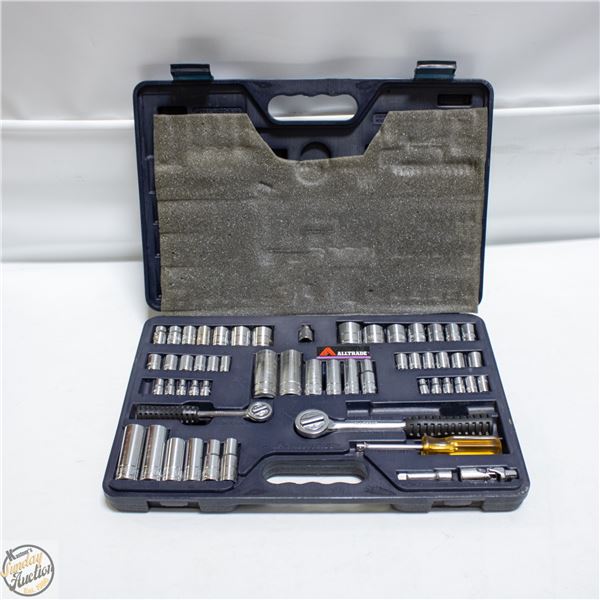 ALL TRADE COMPLETE 58 PC ¼ & 3/8 SOCKET SET