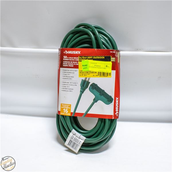 50 FT OUTDOOR POWER CORD
