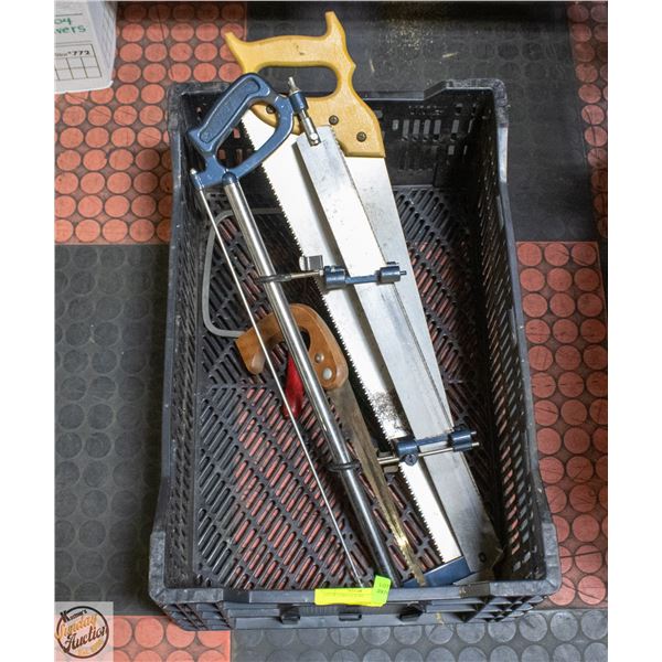 LOT OF VARIOUS SAWS