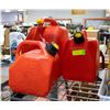 Image 1 : 3 GAS CANS 20/10/5/L