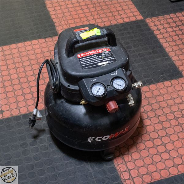 ECOMAX AIR COMPRESSOR 6.0 GALLON - BLACK