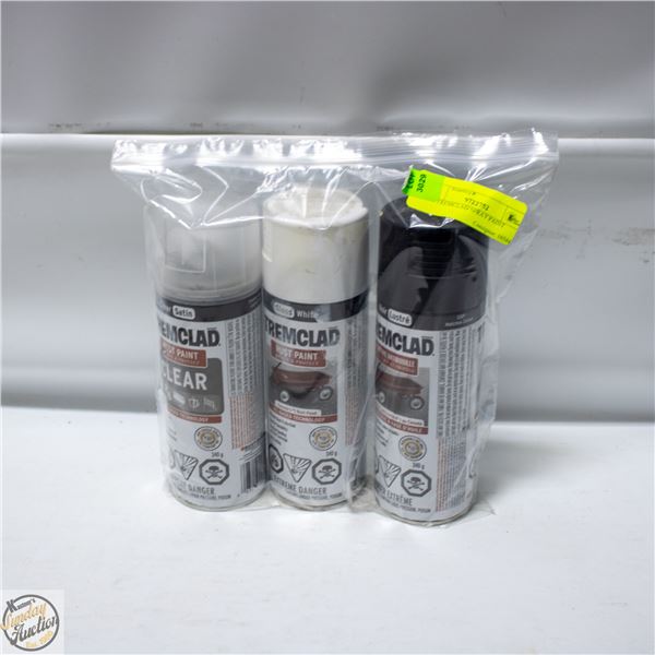 3PK TREMCLAD SPRAY PAINT