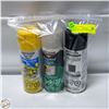 Image 1 : 3PK RUSTOLEUM SPRAY PAINT