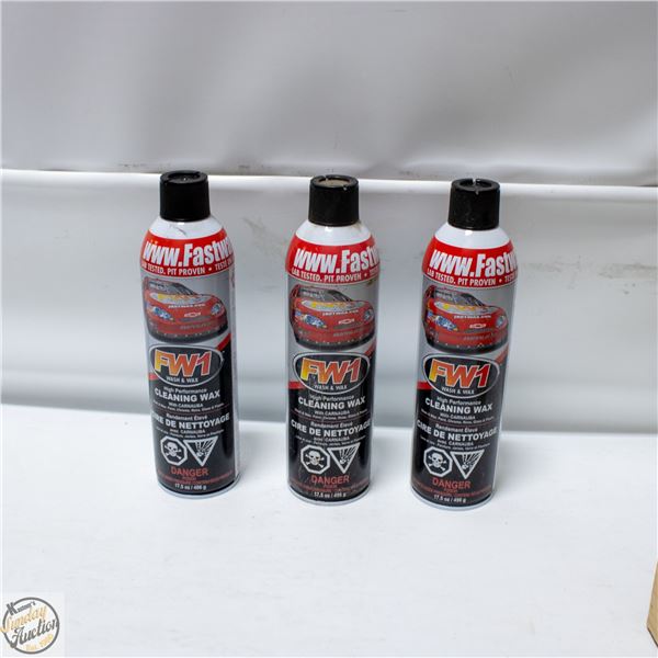 3PK AUTO CLEANING WAX
