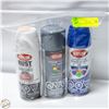Image 1 : 3PK KRYLON SPRAY PAINT